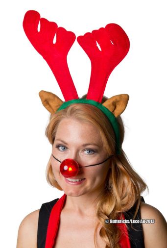 RENHORN MED BLINKANDE NOS