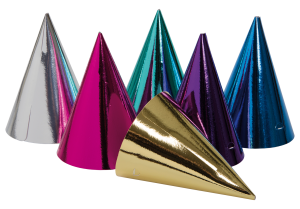 Fest & Paryhattar i blandade färger