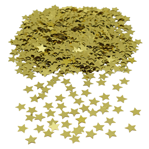 Konfetti Guld Stjärnor