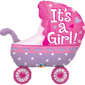 It's A Girl Baby Stroller