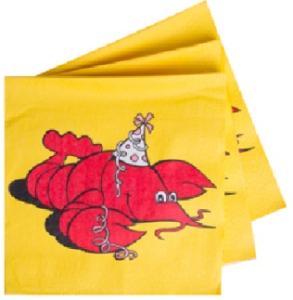 Servetter Kräftskiva