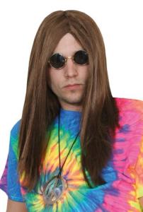 Hippie peruk Brun