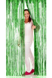 Glitterdraperi grön