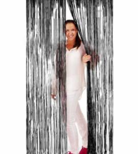 Glitterdraperi svart