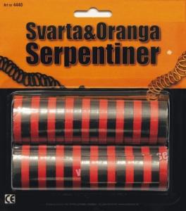 Serpentiner svart/orange