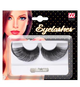 Lösögonfransar Långa Svarta 2