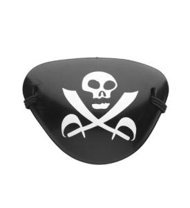 Pirat ögonlapp med döskalle