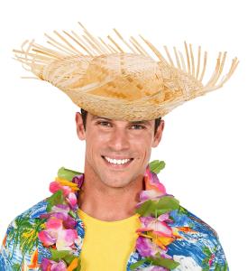 Stråhatt Hawaii för soldyrkare