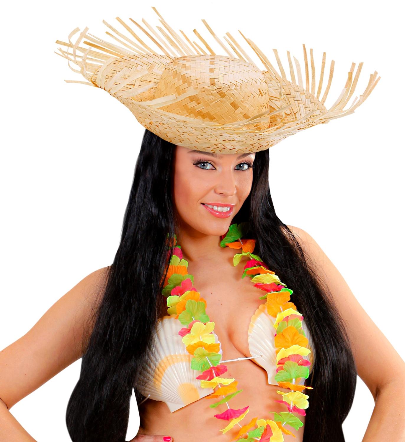 Stråhatt Hawaii för soldyrkare