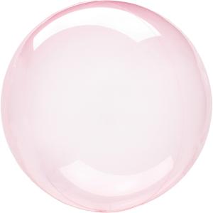 Ballong Clearz Petite Mörkrosa 25 cm