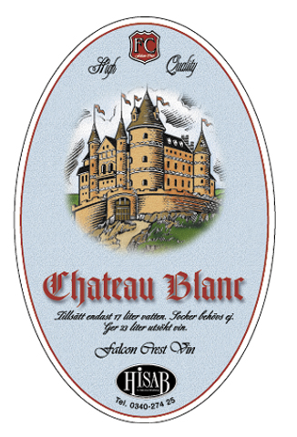 ETIKETTER CHATEAU BLANC