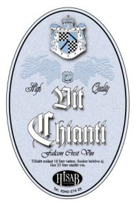 ETIKETTER VIT CHIANTI