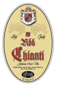 ETIKETTER RÖD CHIANTI