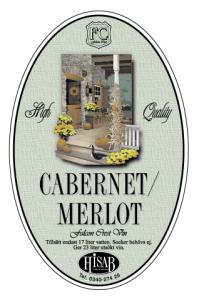 ETIKETTER CABERNET-MERLOT