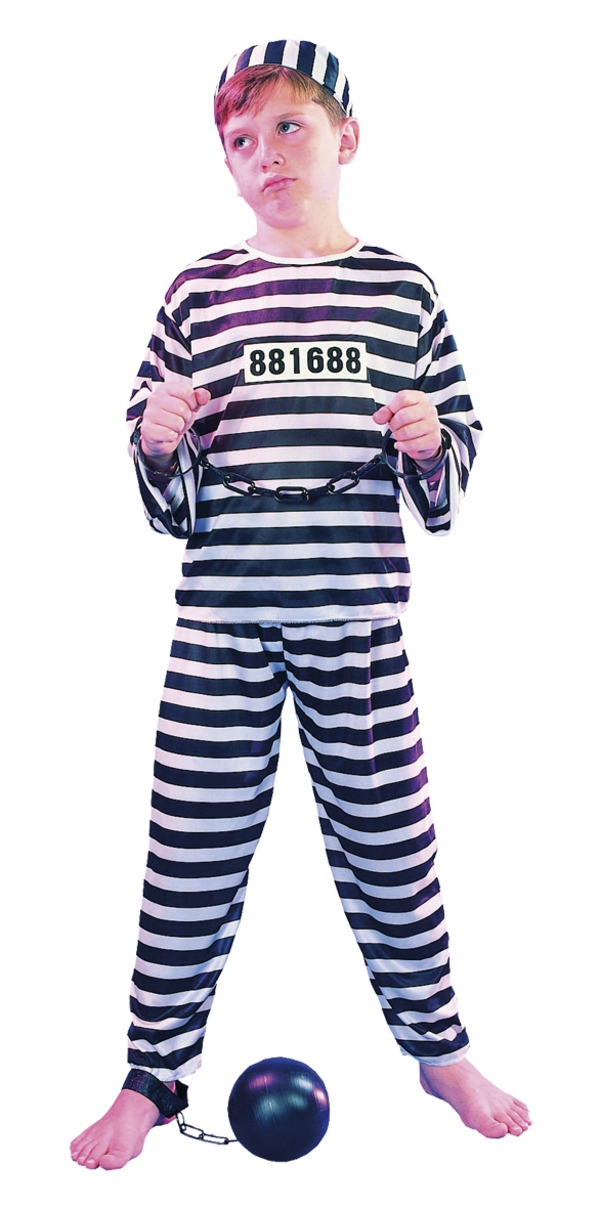Fånge Barn Maskeraddräkt