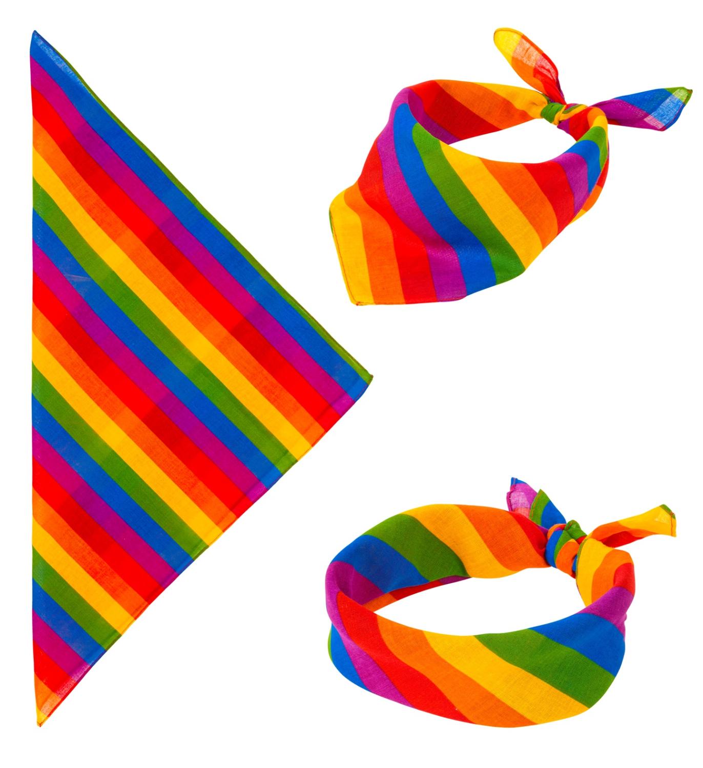 Regnbågsbandana
