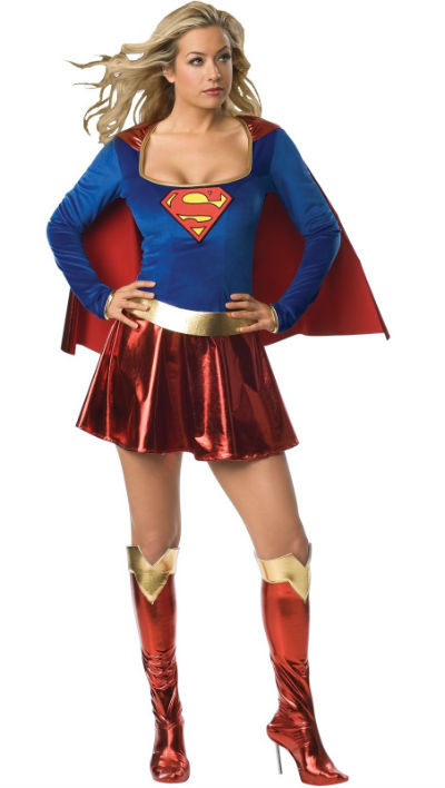 Supergirl maskeraddräkt