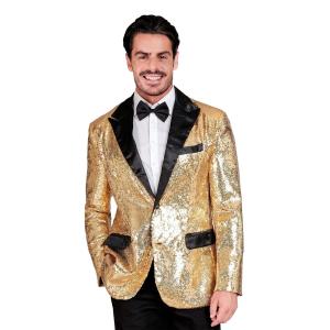 Paljettkavaj Herr Guld