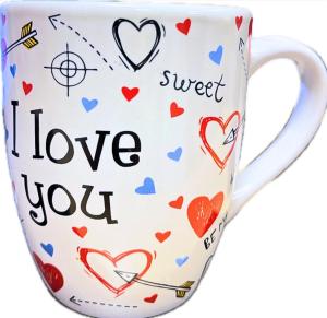 Kaffe Mugga "I Love You"