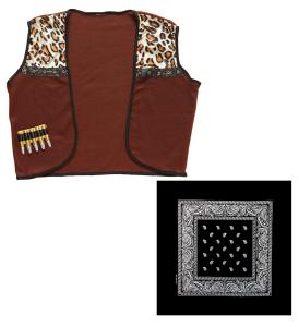 Cowboy väst och bandana