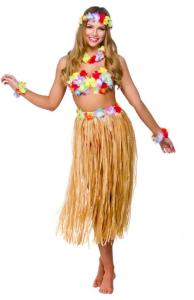 Hawaiikjol Bastfärgad