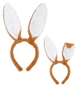 Kaninöron Diadem Brun
