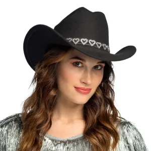 Cowboy hatt med Hjärtan