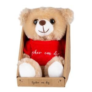 Nallebjörn med texten. TYCKER OM DIG