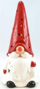 Tomte lyckta i Keramik