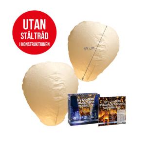 Svävande Rislyktor 2 pack Mix Färger