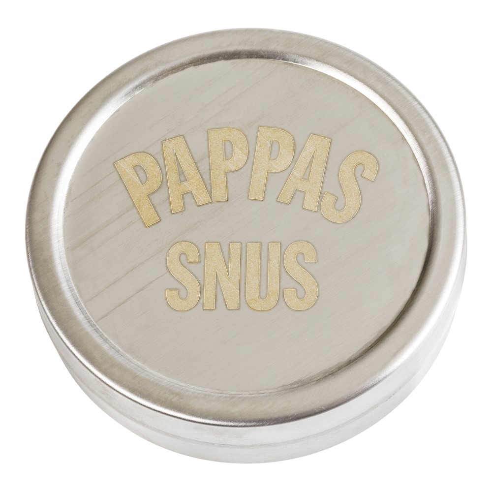Snusdosa Pappas Snus Rostfri