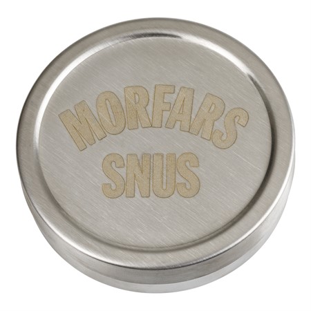 Snusdosa Morfar Snus Rostfri