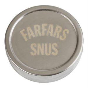 Snusdosa FarFar snus Rostfri