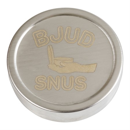Snusdosa Bjudsnus snus Rostfri