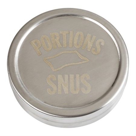 Snusdosa portion snus Rostfri