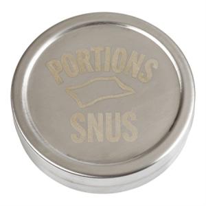 Snusdosa portion snus Rostfri