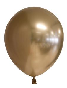 Latexballonger Mirror Gold 6 Pack