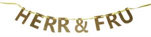 Guldbanner Herr & Fru 2 m.