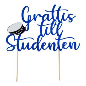 Tårtdekoration Grattis till Studenten