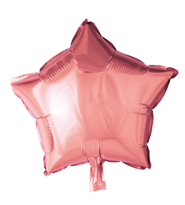 Folieballong Rosa Stjärna