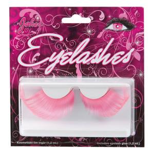 Lösögonfransar Långa Rosa