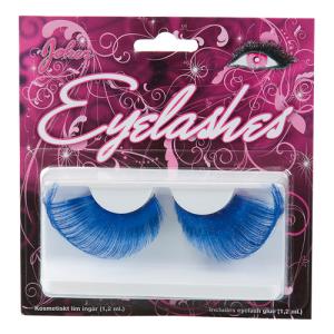 Lösögonfransar Långa Blåa