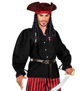 Skjorta svart med Krås