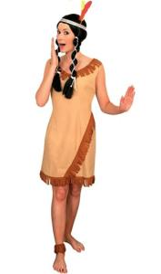 Indiankvinna Maskeraddräkt