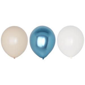 Ballonger i Mix blå färger 6 pack