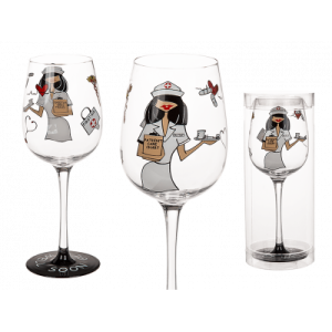 Vinglas "Get Well Soon"