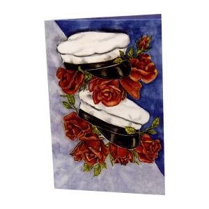 Examenskort Mini med Rosor