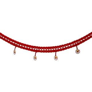 Kräftskiva- Röd Girlang 6 m