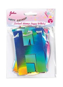 GARLAND SHIMMER HAPPY BIRTHDAY