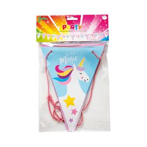 Girlangflagga enhörning